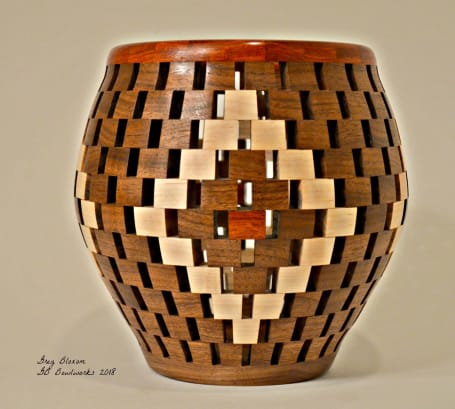 Hand turned wooden bowls